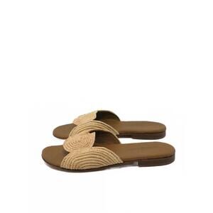 NEW LE MOGADOR women's jnane sandal in nude